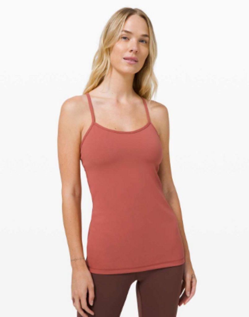 Lululemon Power Y Tank *Everlux in Soft Cranberry - Size 8