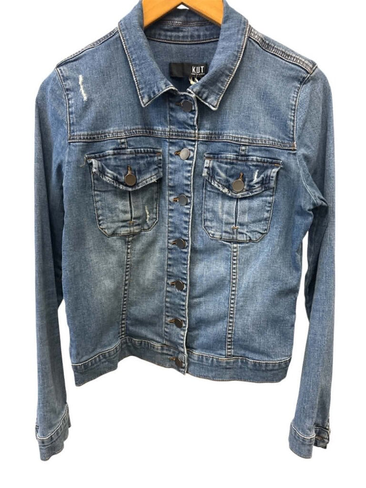 KUT from the Kloth Amelia Denim Jacket - Size Medium