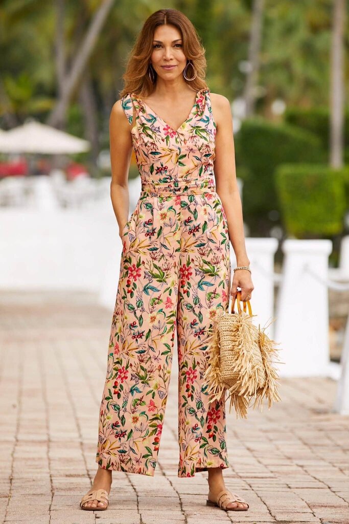 Sam Edelman Floral Wide Leg Jumpsuit - Size 2