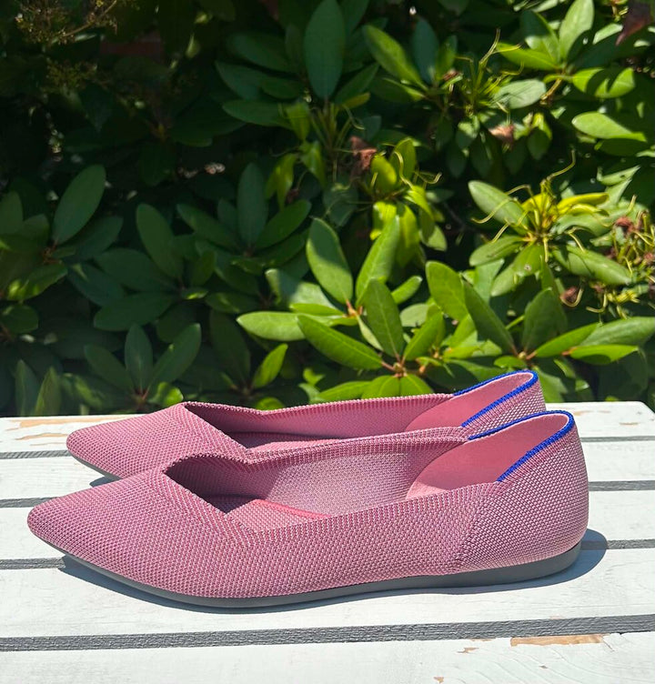 Rothy's The Point Retired Knit Upper Slip-on Flats - Size 7.5