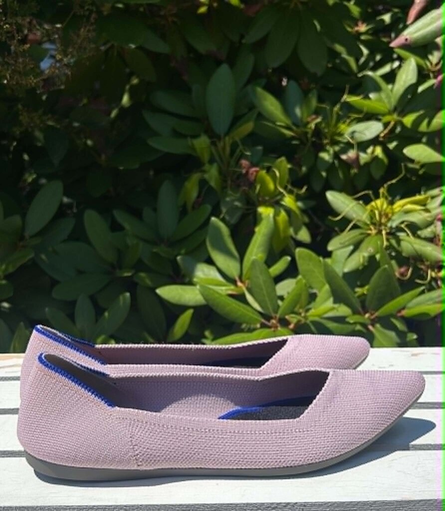 Rothy's The Point Retired Petal Pink Slip-On Flats - Size 8