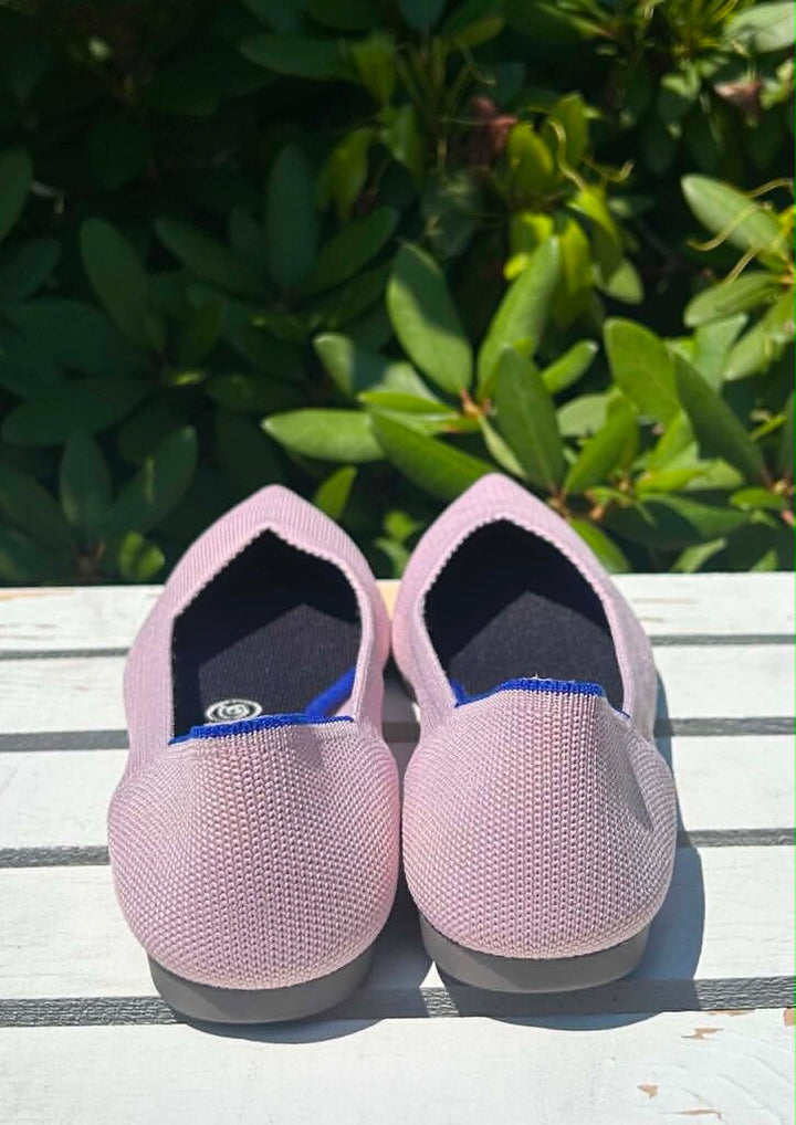 Rothy's The Point Retired Petal Pink Slip-On Flats - Size 8