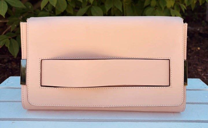 Alberta Di Canio Leather Foldover Clutch