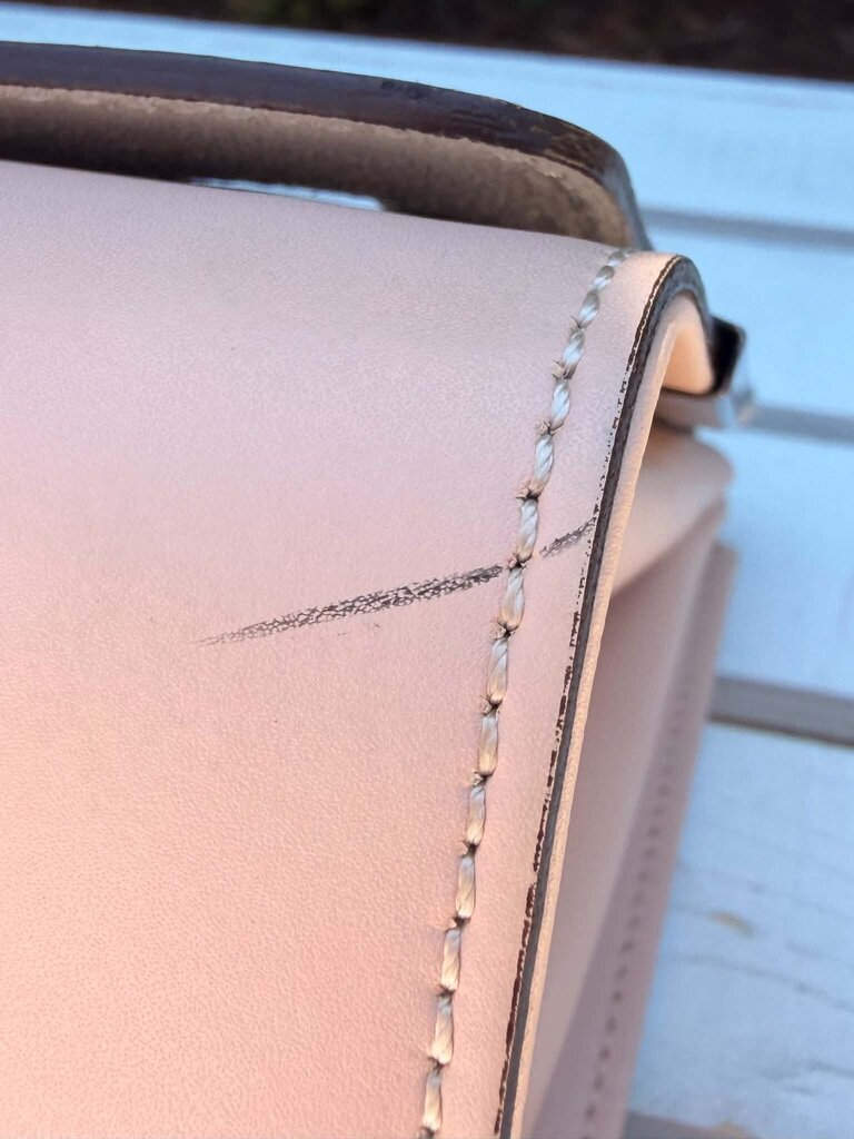 Alberta Di Canio Leather Foldover Clutch