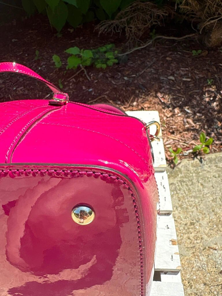 Gucci Microguccissima Patent Dome Bag