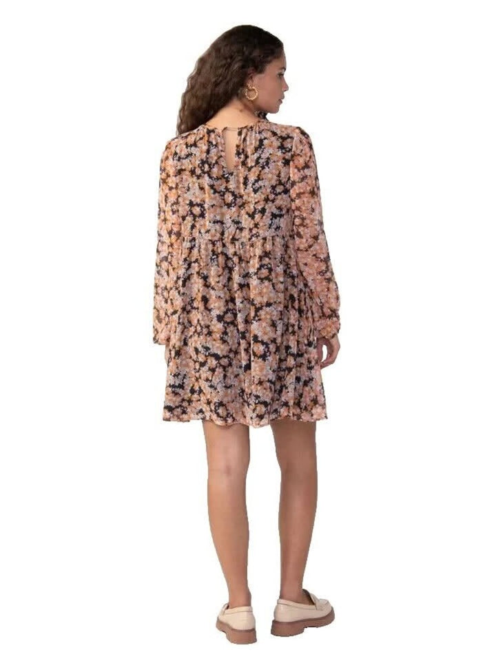 Sanctuary Harvest Floral Shirred Dress - Size Small