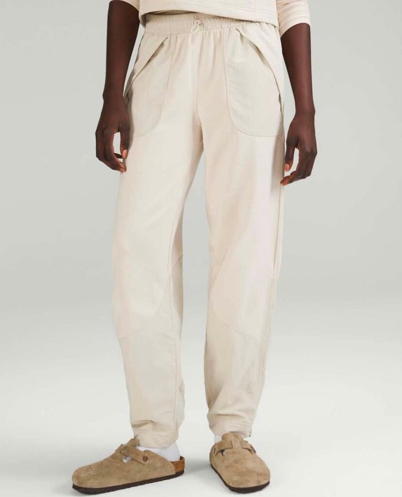 Lululemon Effortless Mid-Rise Pant In Natural Ivory - Size 6