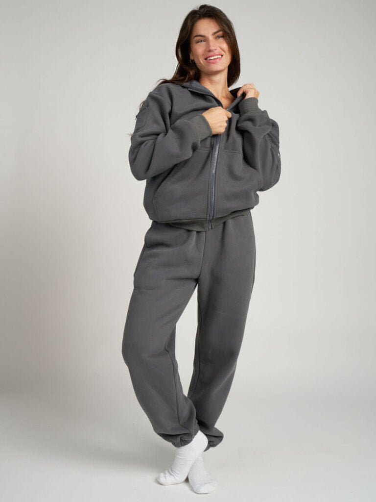 Comfrt Travel Essentials Zip Up Hoodie - Size XS