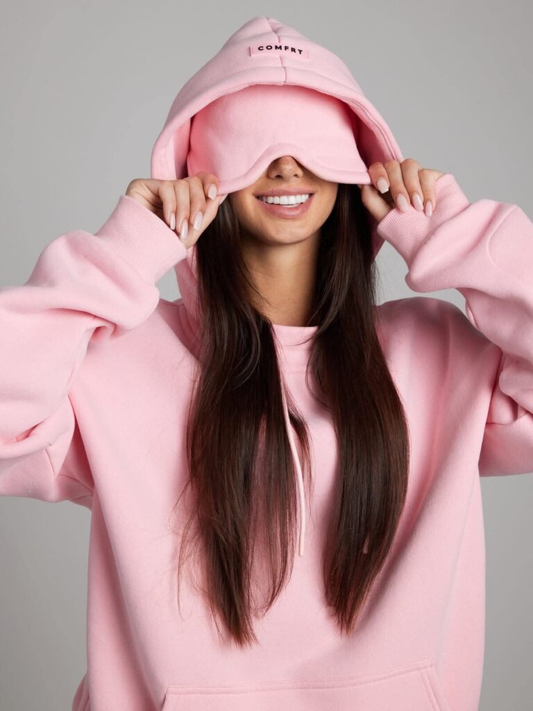 Comfrt Airplane Mode Travel Pullover in Limited Edition Petal - Size Small