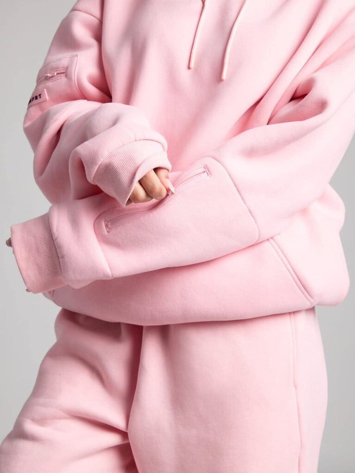 Comfrt Airplane Mode Travel Pullover in Limited Edition Petal - Size Small