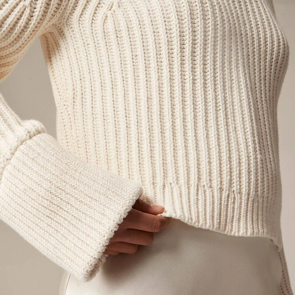 J Crew NWT Heritage Cotton Fisherman Crewneck Sweater - Size Small