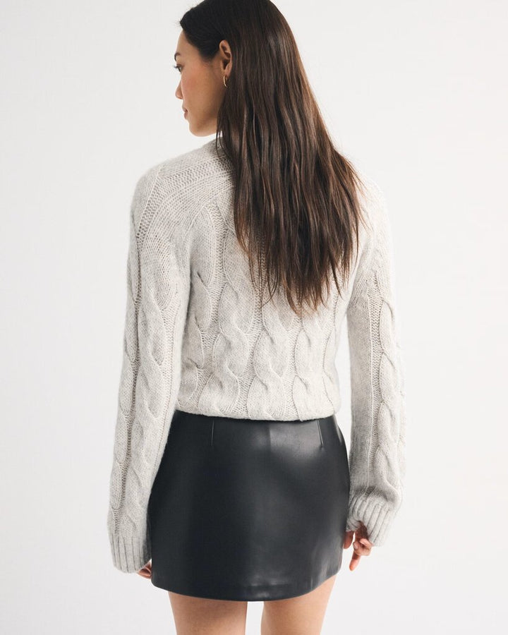 Abercrombie & Fitch NWT Scarlett Vegan Leather Mini Skort - Size XL (Retails for $80)