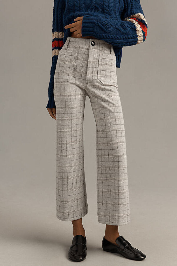 Maeve Colette Cropped Wide-Leg Pant - Size 26
