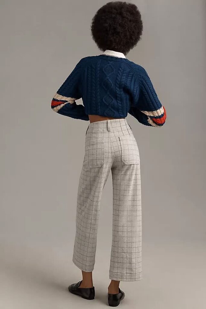 Maeve Colette Cropped Wide-Leg Pant - Size 26