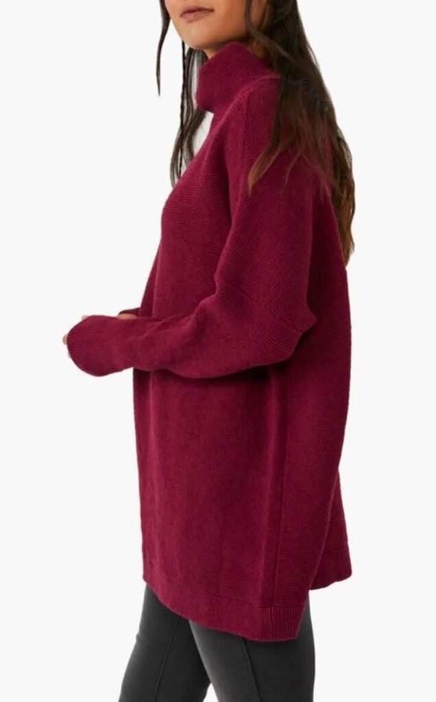 Free People Ottoman Slouchy Tunic Sweater - Size XL