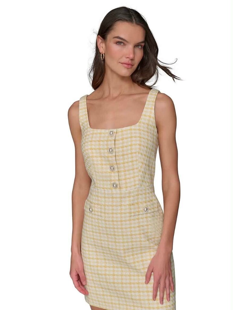 Karl Lagerfeld NWT Elegant Boucle Tweed Dress - Size 12