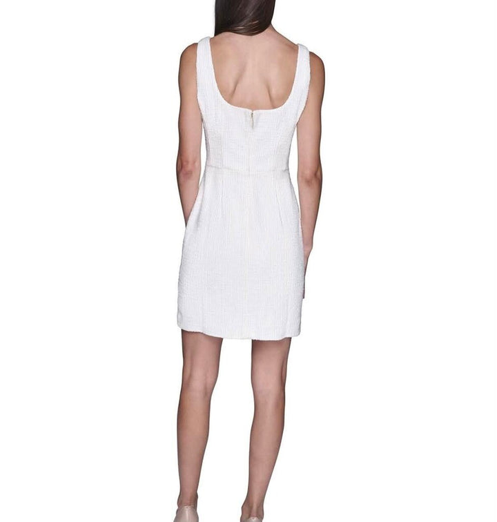 Karl Lagerfeld NWT Elegant Boucle Tweed Dress - Size 10