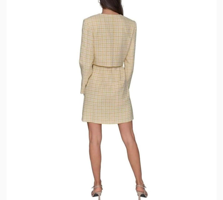 Karl Lagerfeld NWT Boucle Tweed Cropped Blazer - Size 12