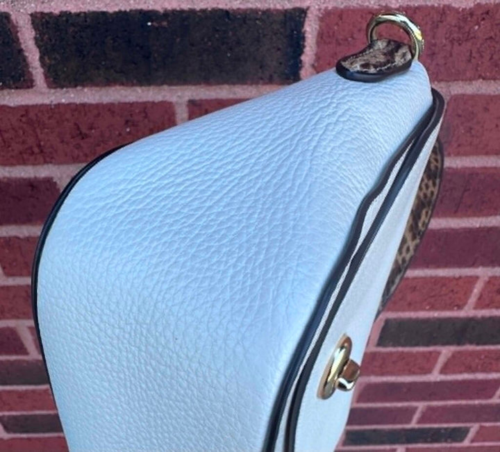 Coach Marlie Top Handle Pebbled Leather Snakeskin Embossed Bag
