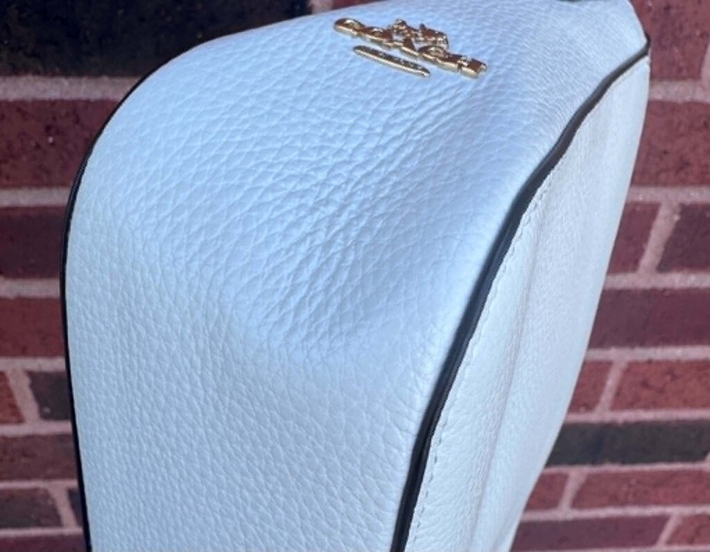 Coach Marlie Top Handle Pebbled Leather Snakeskin Embossed Bag
