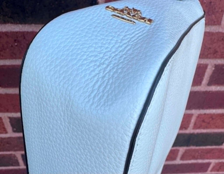Coach Marlie Top Handle Pebbled Leather Snakeskin Embossed Bag