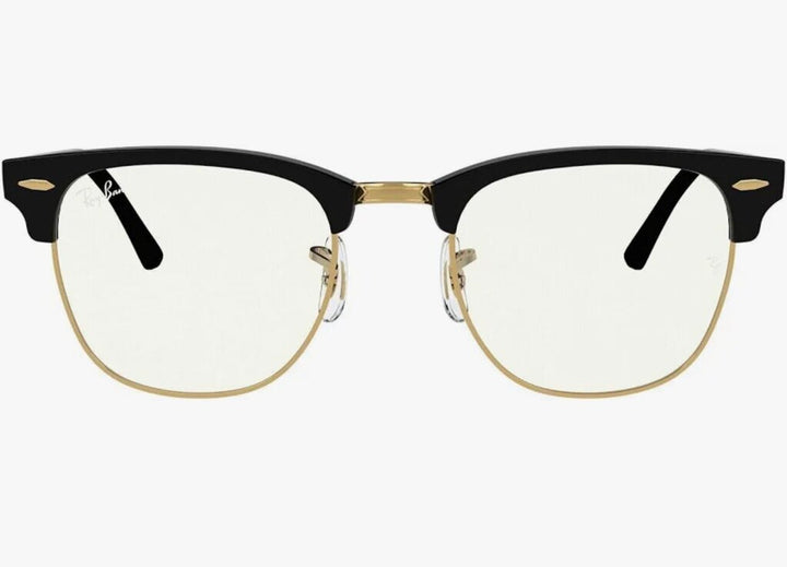 Rayban Clubmaster Blue-Violet Light Clear Glasses