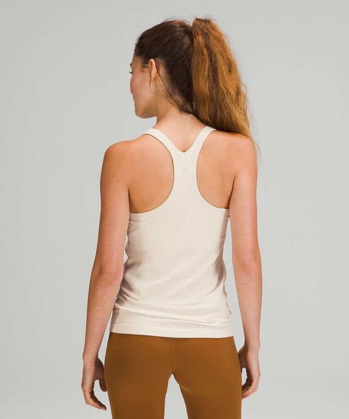 Lululemon Ebb to Street Tank Top in White Opal - Size 8