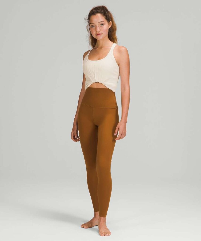 Lululemon Ebb to Street Tank Top in White Opal - Size 8