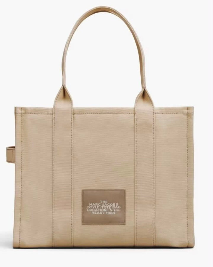 Marc Jacobs The Canvas Large Tote Bag In Beige (Retails For $228)