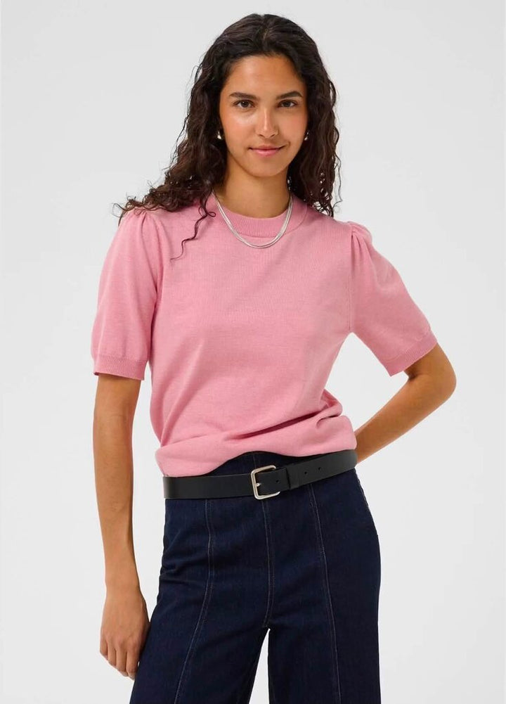 Saint Tropez NWT MilaSZ Pullover Top In Cameo Pink Melange - Size XS