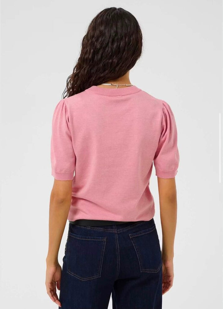 Saint Tropez NWT MilaSZ Pullover Top In Cameo Pink Melange - Size XS