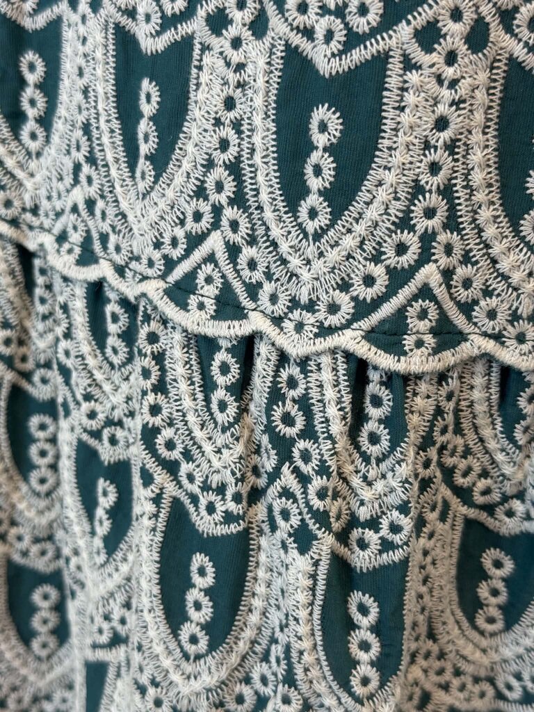 LAFFAIRE Tiered Textured Maxi Skirt - Size Small