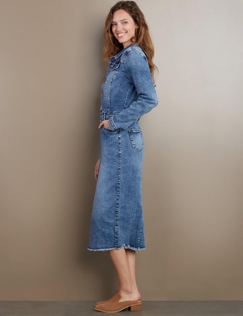 Wash Lab NWT Piece Dyed Denim Dress (Retails for $168) - Size Small