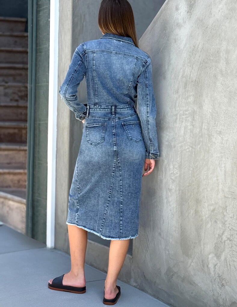 Wash Lab NWT Piece Dyed Denim Dress (Retails for $168) - Size Small