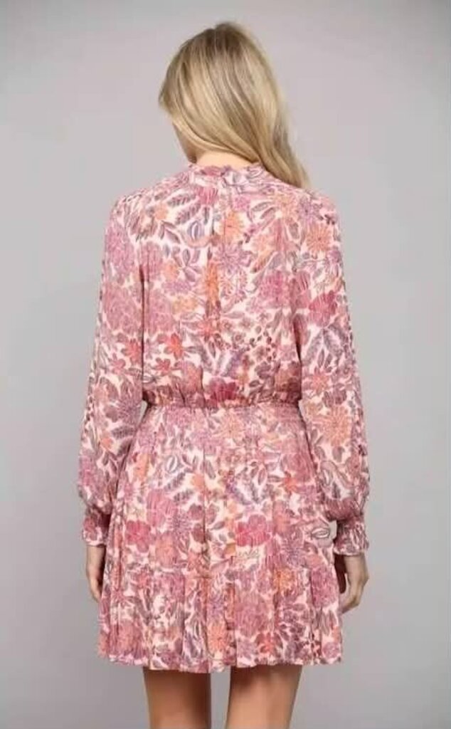 Fate Floral Dress in Blush - Size Small