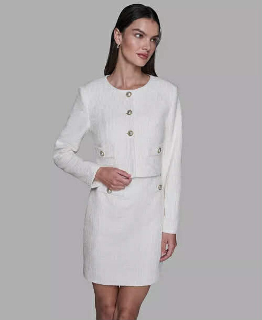 Karl Lagerfeld NWT Tweed Jacket - Size 10