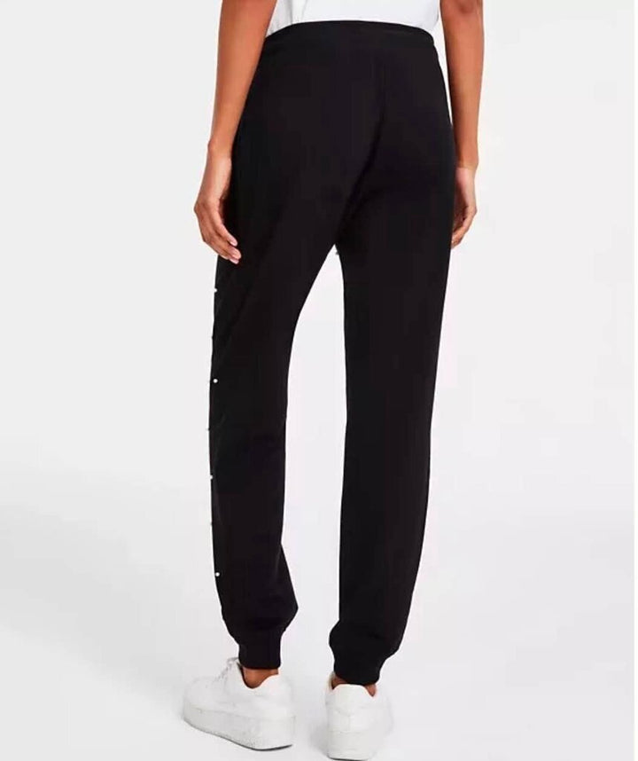Karl Lagerfeld NWT Faux-Pearl Embellished Joggers - Size XL (Retails For $109)