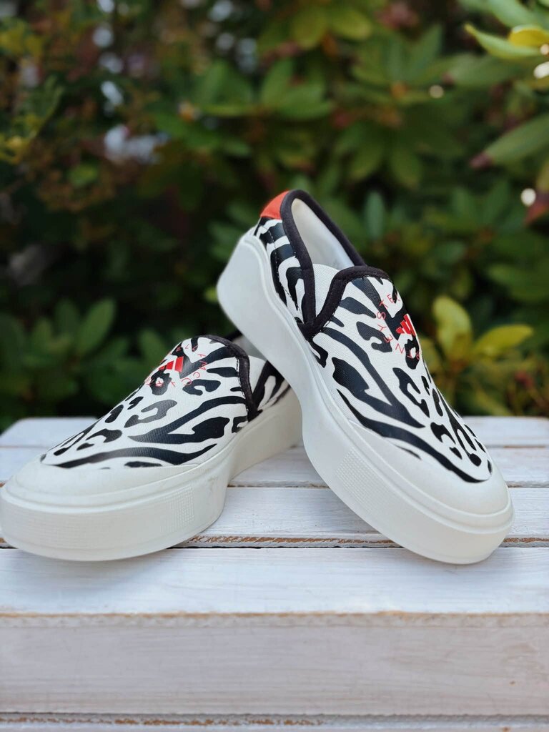 Stella McCartney X Adidas Court Slip-On Sneakers - Size 7
