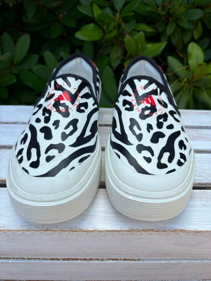 Stella McCartney X Adidas Court Slip-On Sneakers - Size 7