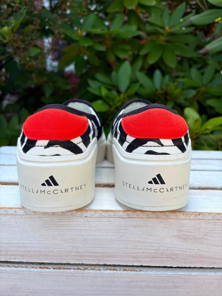 Stella McCartney X Adidas Court Slip-On Sneakers - Size 7