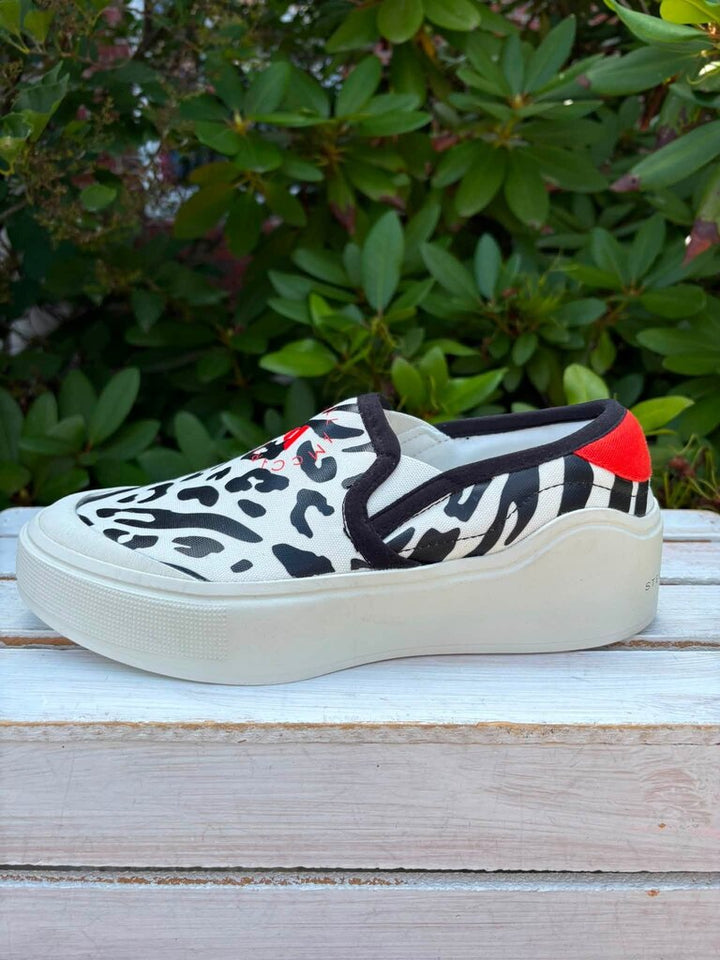 Stella McCartney X Adidas Court Slip-On Sneakers - Size 7