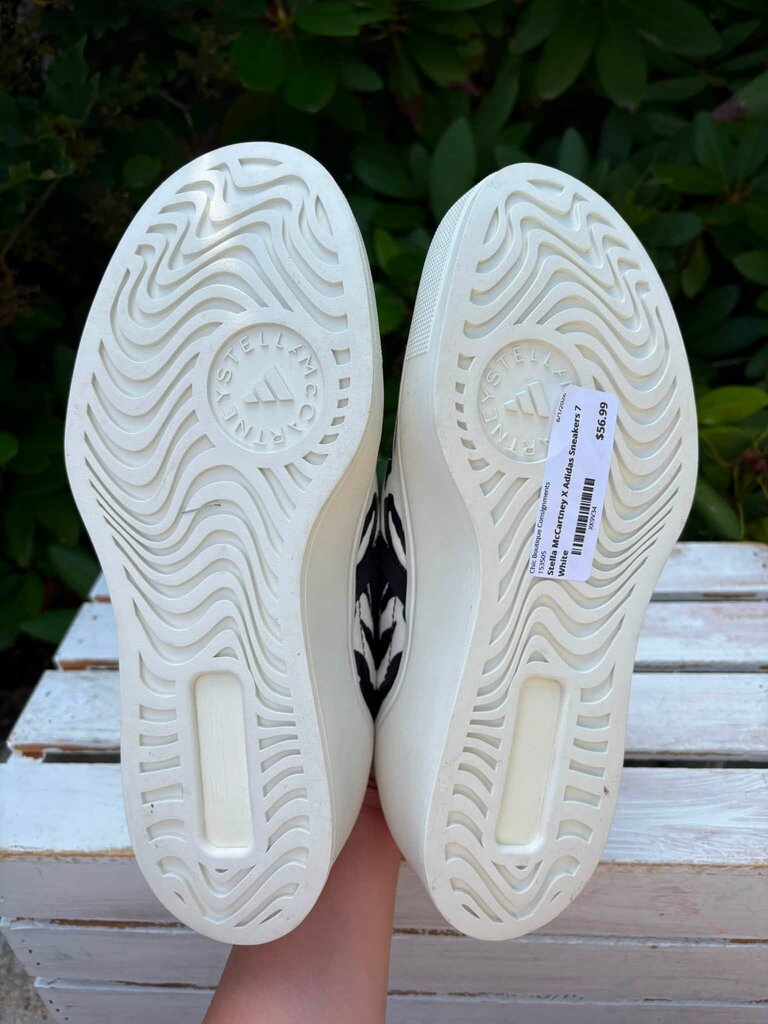 Stella McCartney X Adidas Court Slip-On Sneakers - Size 7