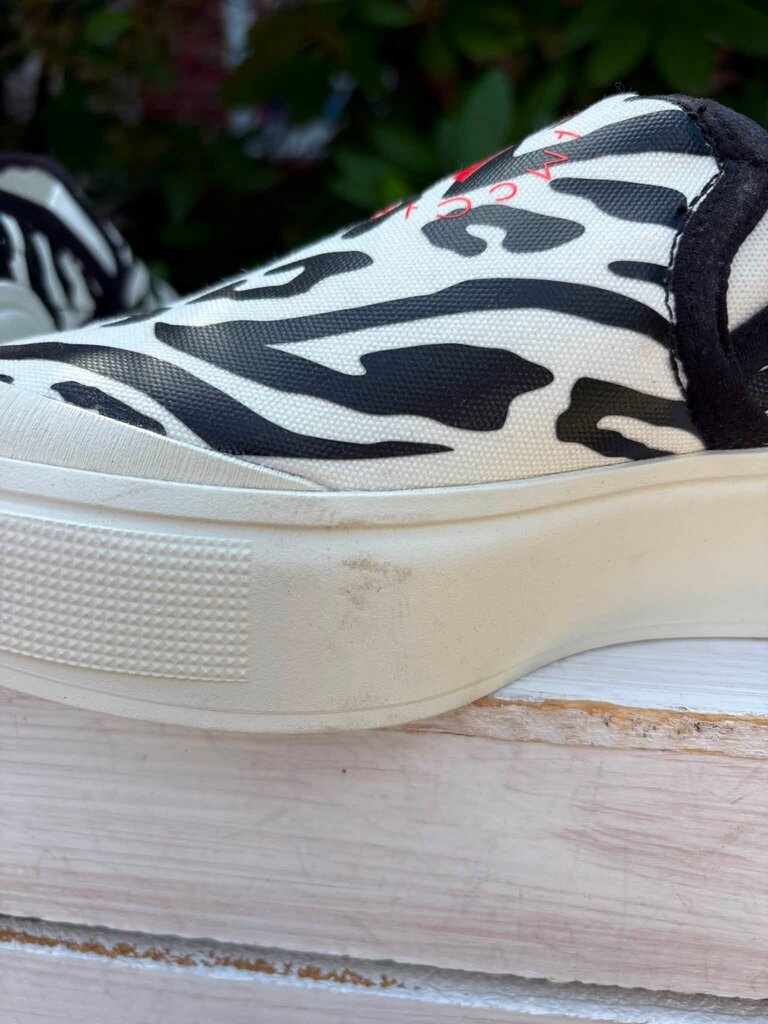 Stella McCartney X Adidas Court Slip-On Sneakers - Size 7