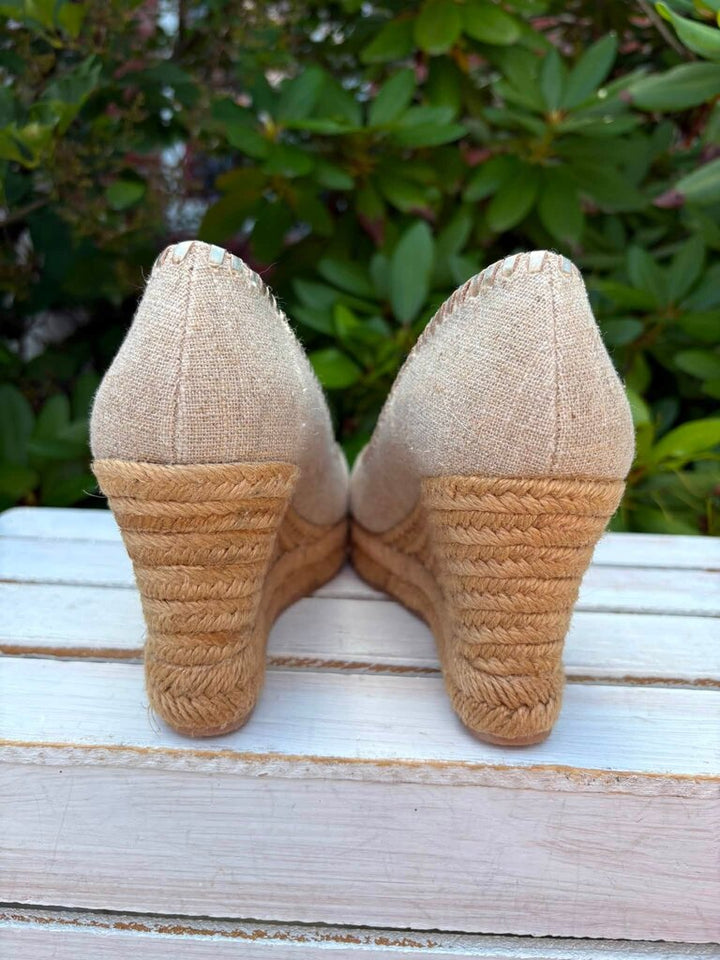 Jack Rogers Palmer Espadrille Wedges - Size 7