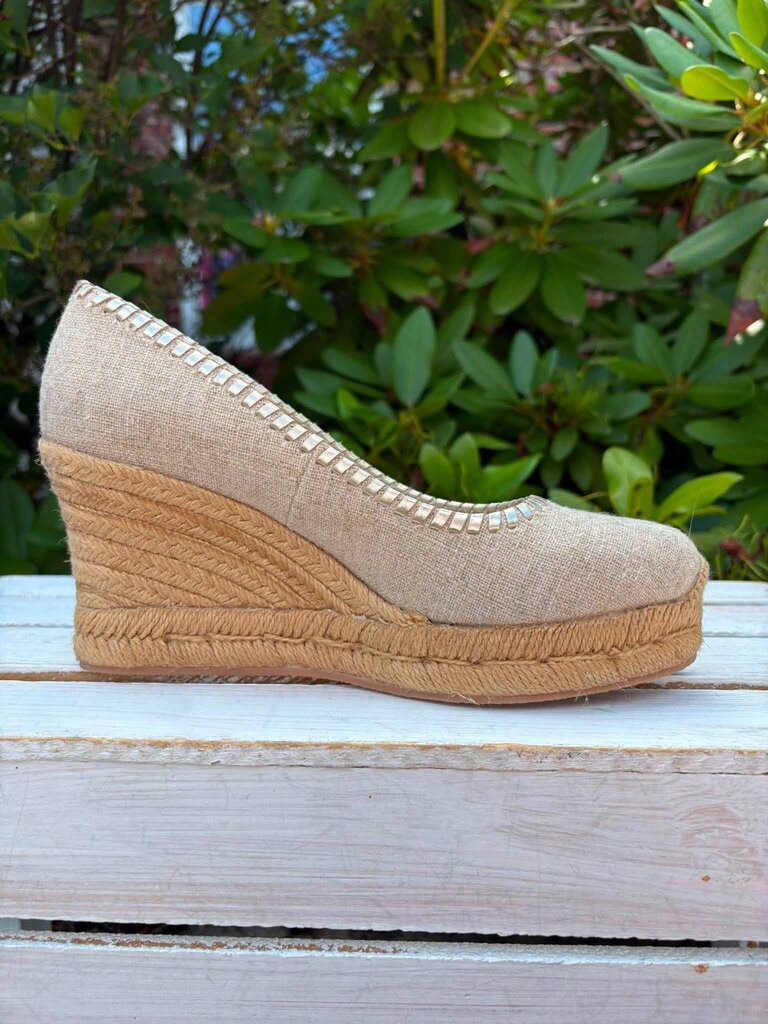 Jack Rogers Palmer Espadrille Wedges - Size 7