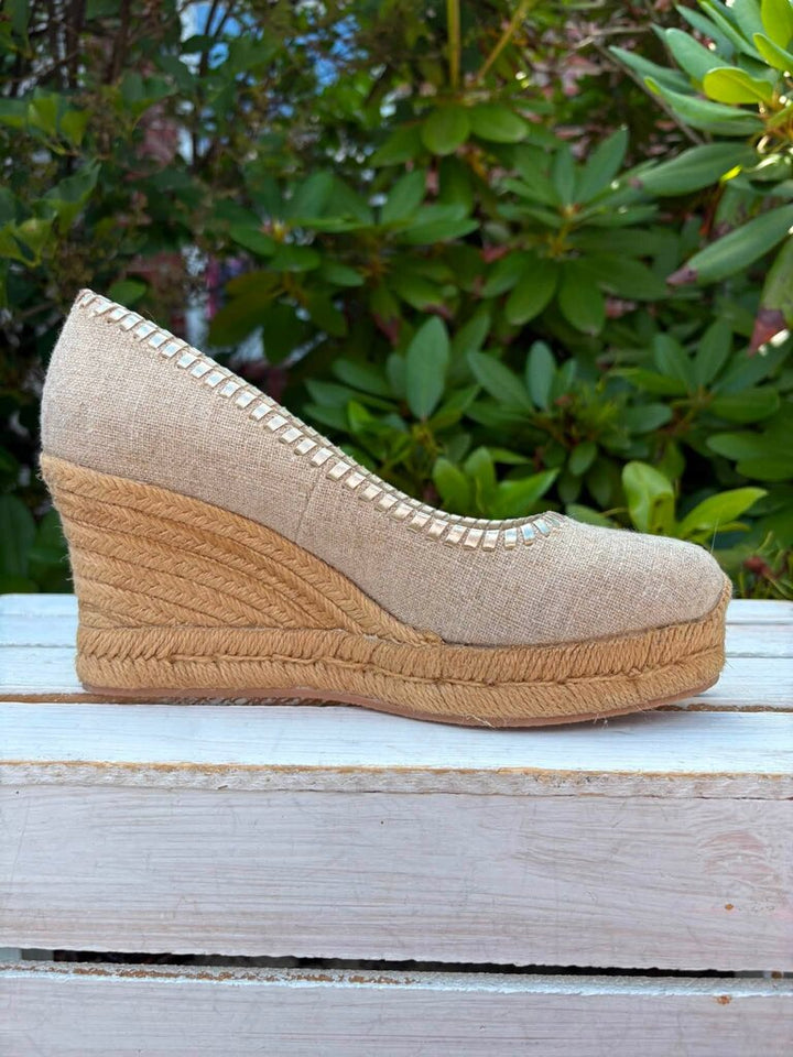 Jack Rogers Palmer Espadrille Wedges - Size 7