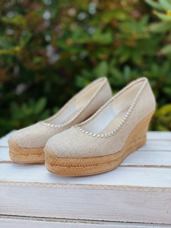 Jack Rogers Palmer Espadrille Wedges - Size 7
