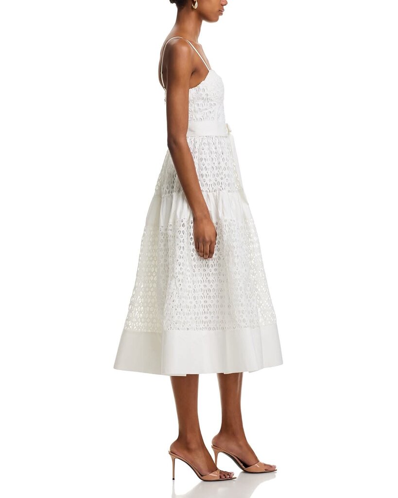 Aqua NWT Eyelet Midi Dress - Size Small(Retails $128)