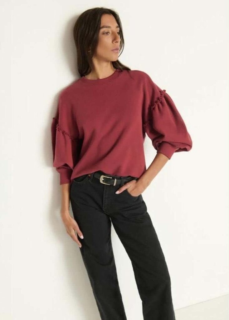 Nation LTD Pullover In Red - Size Medium