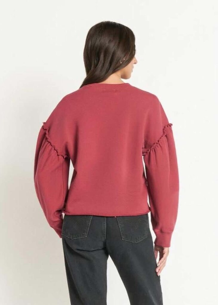 Nation LTD Pullover In Red - Size Medium